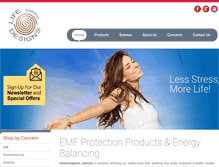 Tablet Screenshot of lifeenergysolutions.com